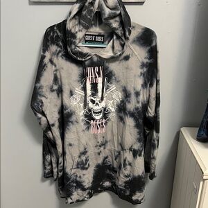 SOLD! Guns N' Roses Tie-Dye Lightweight Hoodie